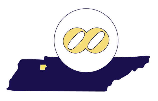 Clearloop in Paris, TN Map Graphic