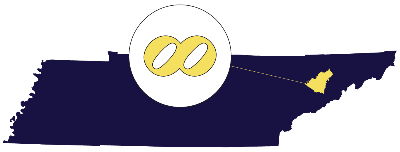 Clearloop in White Pine, TN Map Graphic