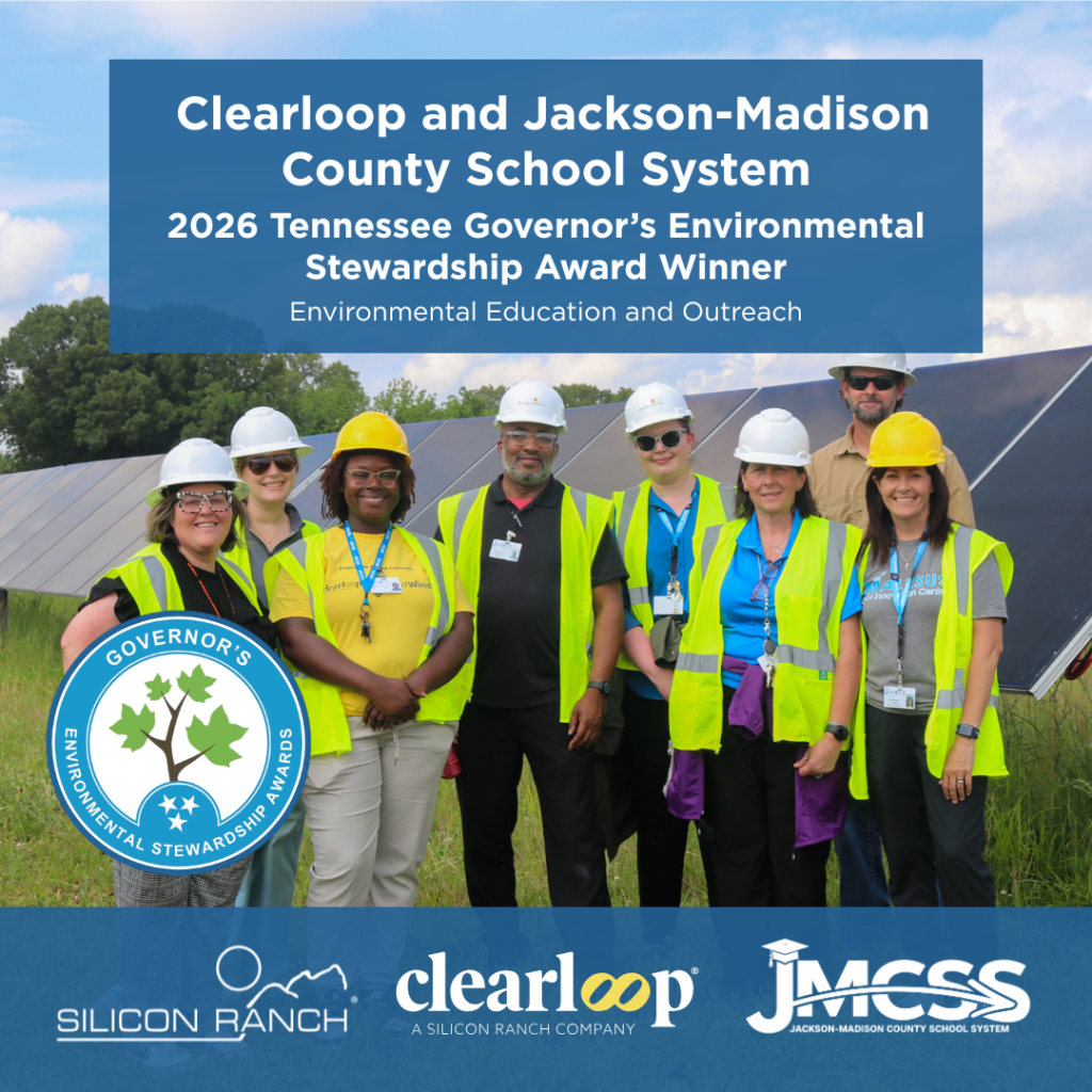 TDEC Names Clearloop and Jackson-Madison County School System Governor's Environmental Stewardship Award Recipients
